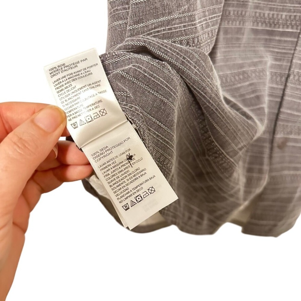 Tommy Bahama Mens XXL Line Em Up Shirt Steel Wool Grey Cocktail Graphic NWT - Picture 11 of 12
